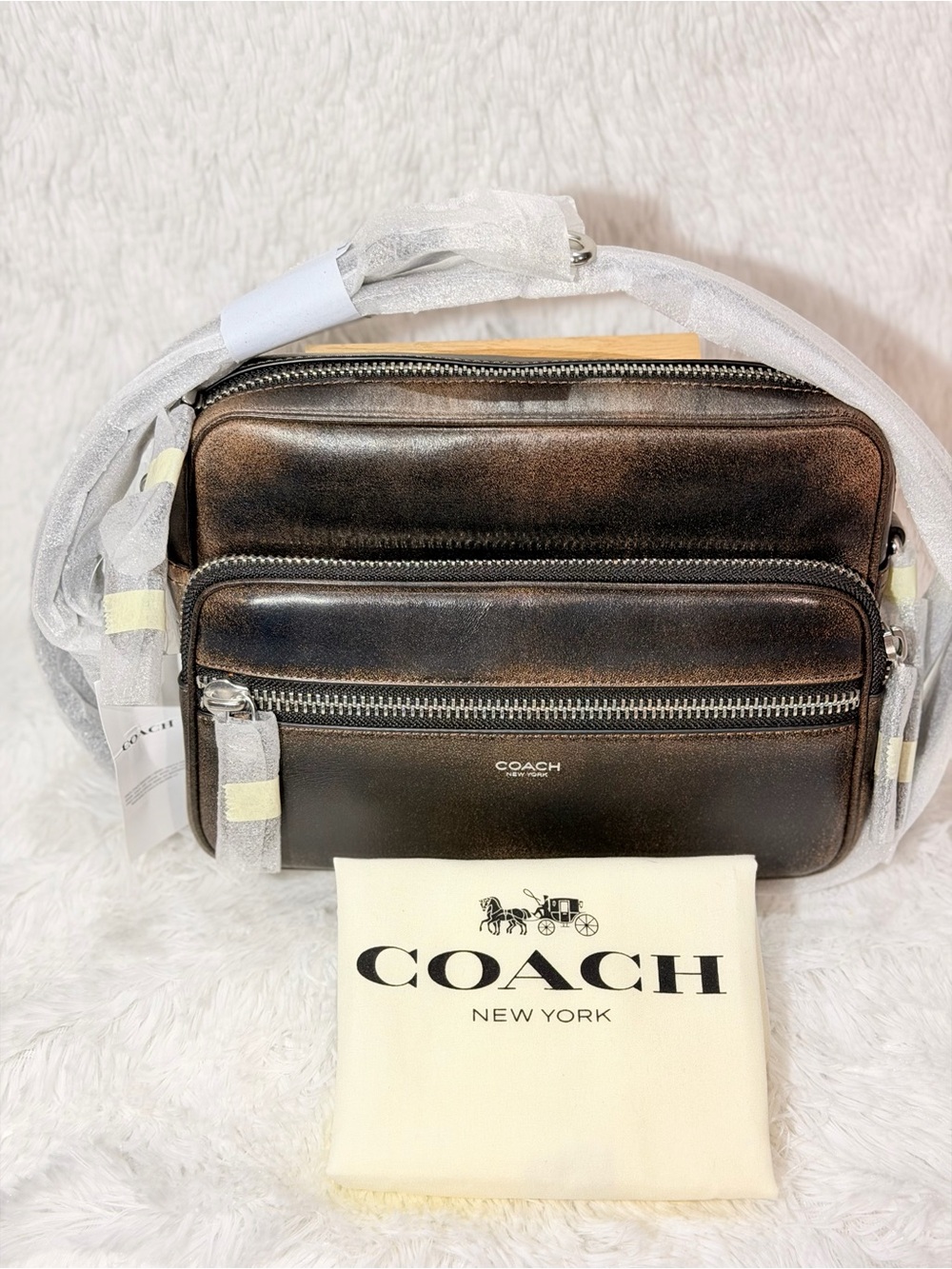 Coach Dakota Crossbody Bag
In Loved Leather NWT